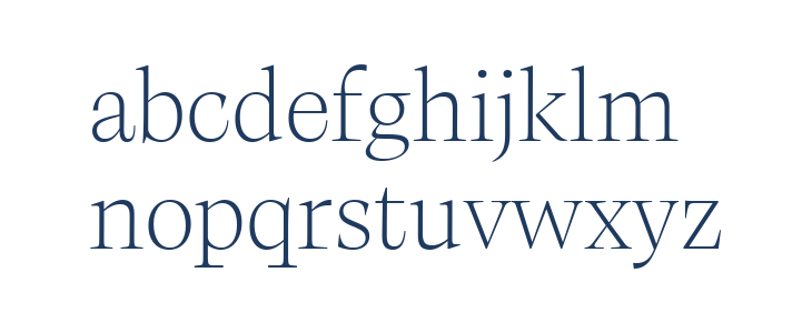 Calvino Grande Trial Extralight Lowercase