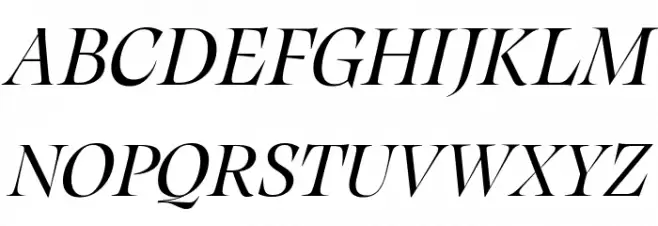 Calvino Grande Trial Italic Fonte MAIÚSCULAS