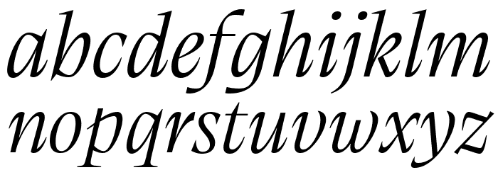 Calvino Grande Trial Light Italic Font LOWERCASE