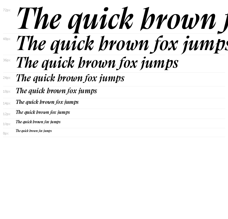 Calvino Grande Trial Semibold Italic Waterfall