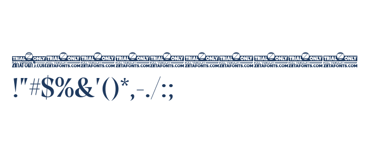 Calvino Grande Trial Semibold Other Characters