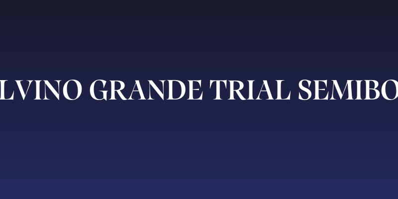 Calvino Grande Trial Semibold Social Header