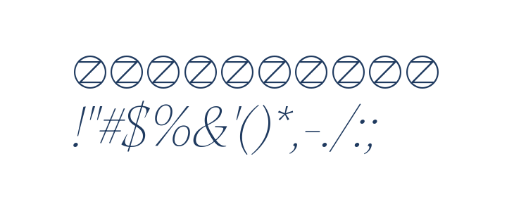 CalvinoGrandeItalicVarTrial Other Characters