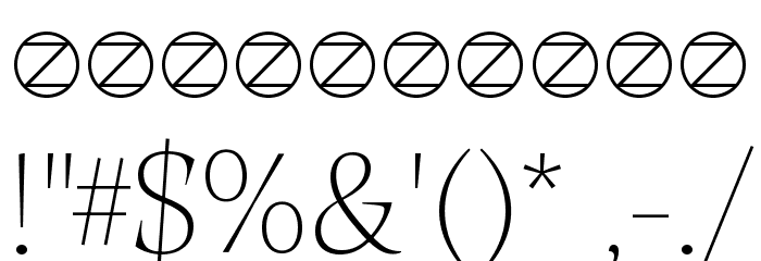 CalvinoGrandeVarTrial Font OTHER CHARS