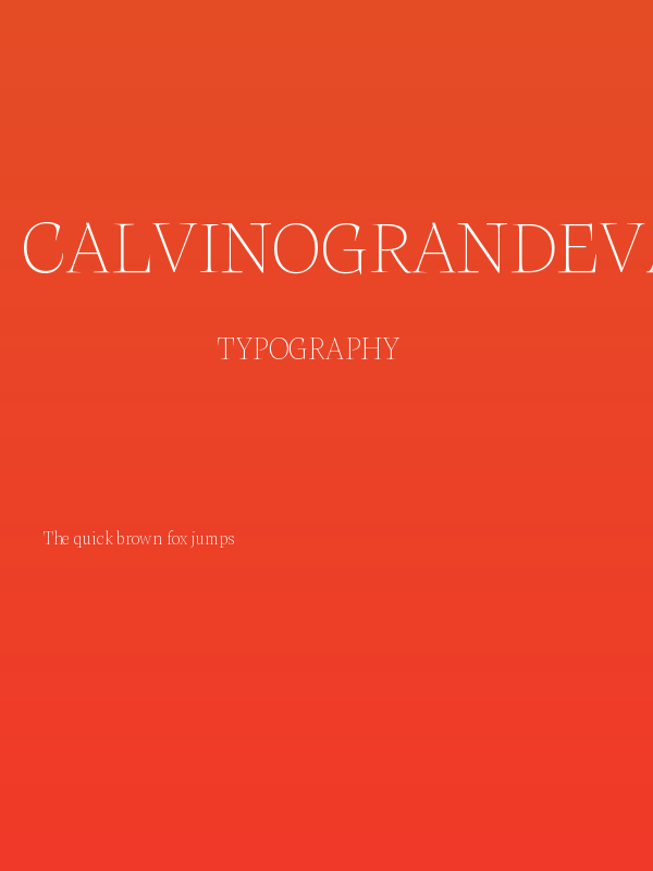 CalvinoGrandeVarTrial Poster
