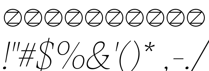 CalvinoItalicVarTrial Font OTHER CHARS