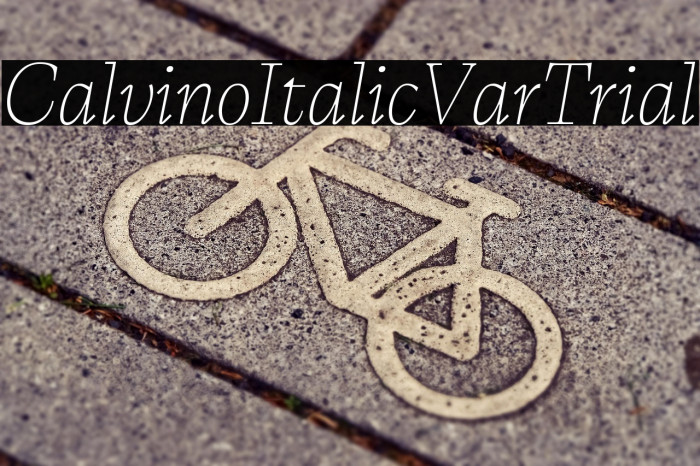 CalvinoItalicVarTrial Example 1