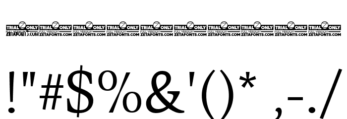 CalvinoTrial Book Font OTHER CHARS