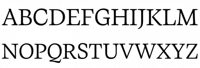 CalvinoTrial Book Schriftart Groß