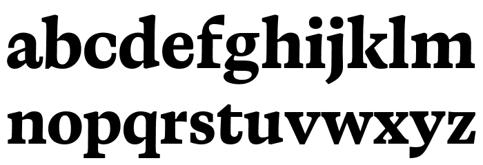 CalvinoTrial Extrabold Font LOWERCASE