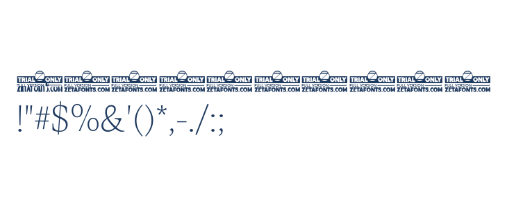 CalvinoTrial Extralight Other Characters