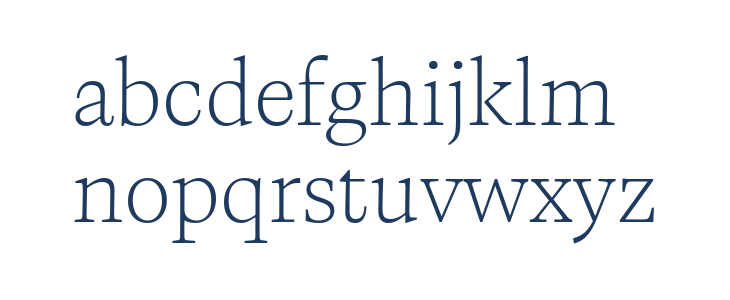 CalvinoTrial Extralight Lowercase