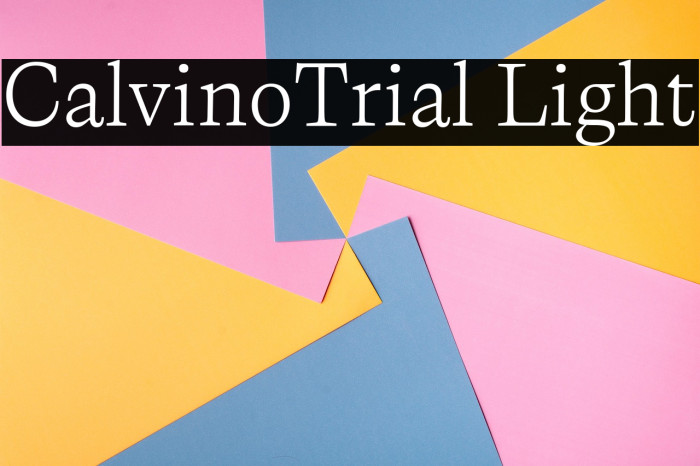 CalvinoTrial Light Example 3