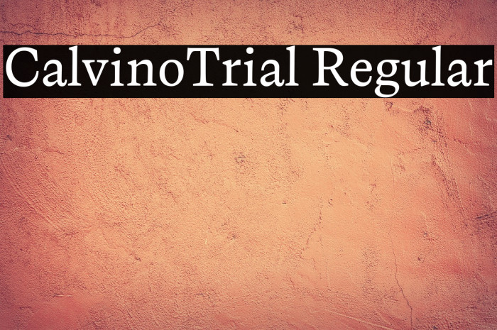 CalvinoTrial Regular Example 1