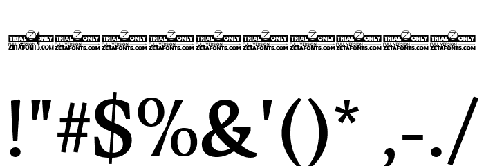 CalvinoTrial Semibold Font OTHER CHARS