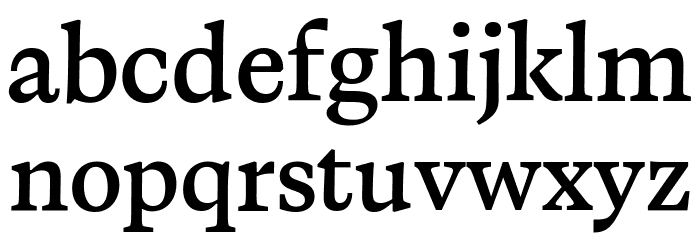 CalvinoTrial Semibold Font LOWERCASE
