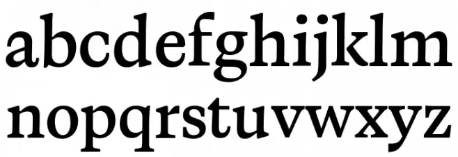 CalvinoTrial Semibold Font LOWERCASE