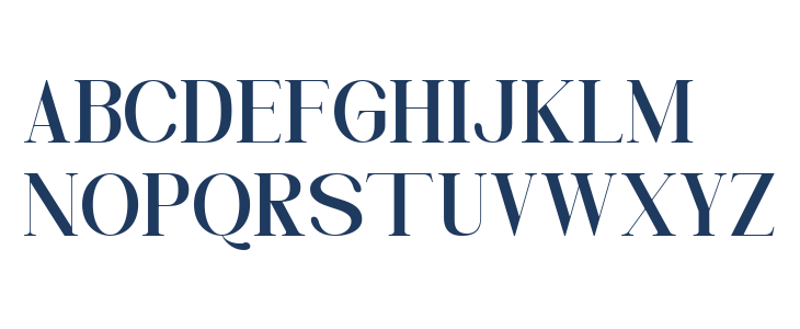 Calvoria Stelline Regular Uppercase