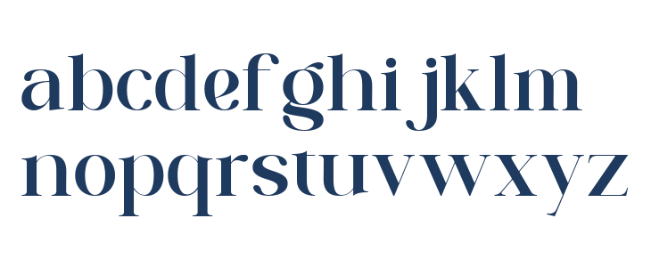 Calvoria Stelline Regular Lowercase