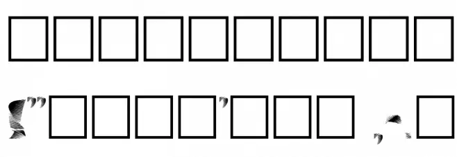 Calypso フォント その他の文字