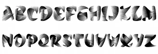Calypso Schriftart Groß