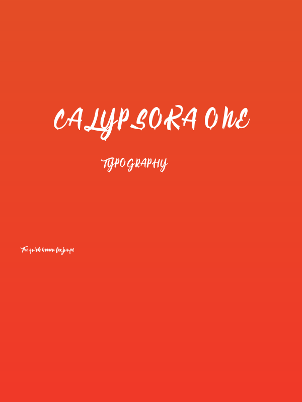 Calypsoka One Poster
