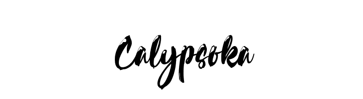 Calypsoka  Frei Schriftart Herunterladen