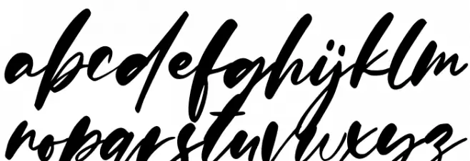 Calysta Rose Italic フォント 小文字