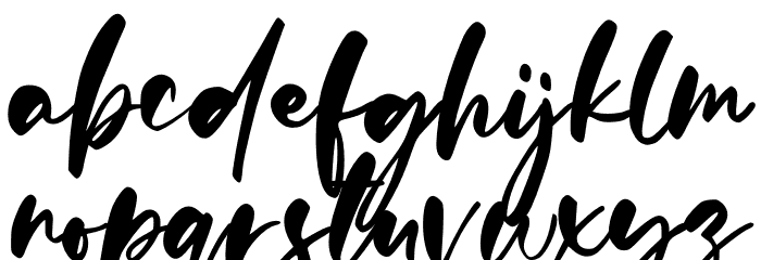 Calysta Rose Font LOWERCASE