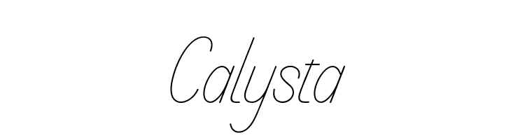 Calysta  Descarca Fonturi Gratis