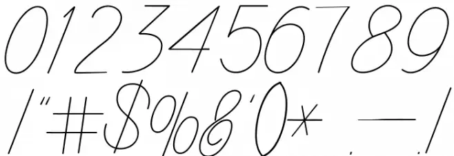 Calysta Font OTHER CHARS