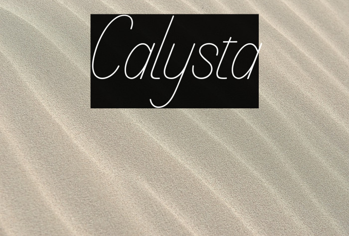 Calysta Example 1