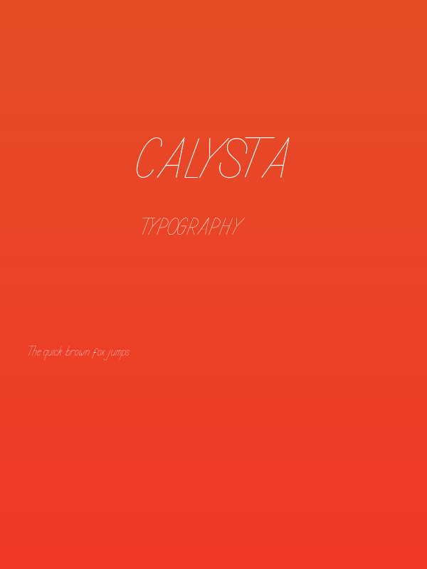 Calysta Poster