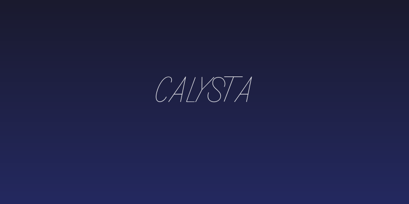 Calysta Social Header