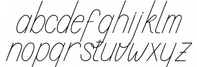 Calysta Font Litere mici