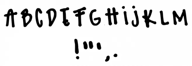 Cam Regular Schriftart Anderer Schreiben