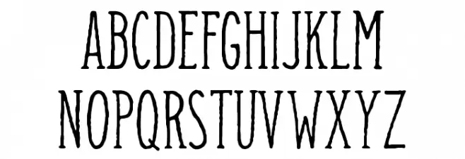 Camargue Serif Regular Fonte MAIÚSCULAS