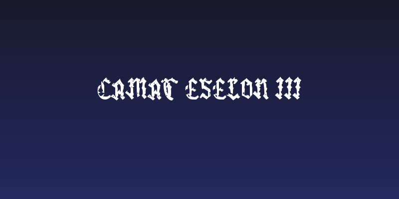 Camat Eselon III Social Header