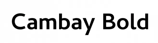 Cambay Bold  لخطوط تنزيل