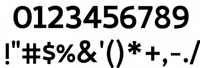 Cambay Bold Font OTHER CHARS