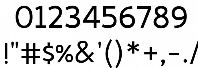 Cambay Regular Font OTHER CHARS