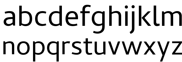 Cambay Font LOWERCASE