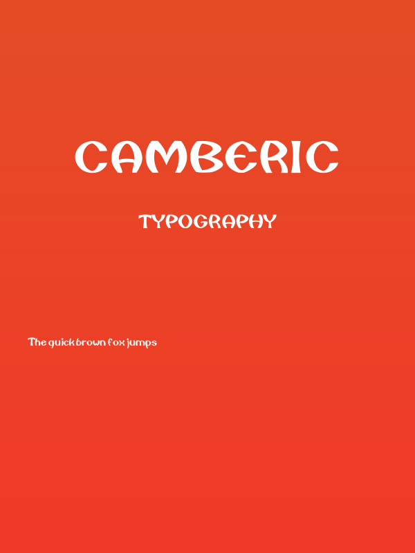 Camberic Poster