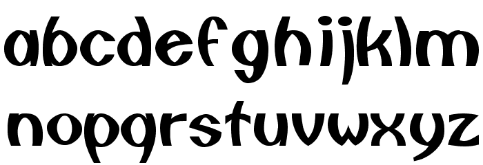 Camberic フォント 小文字