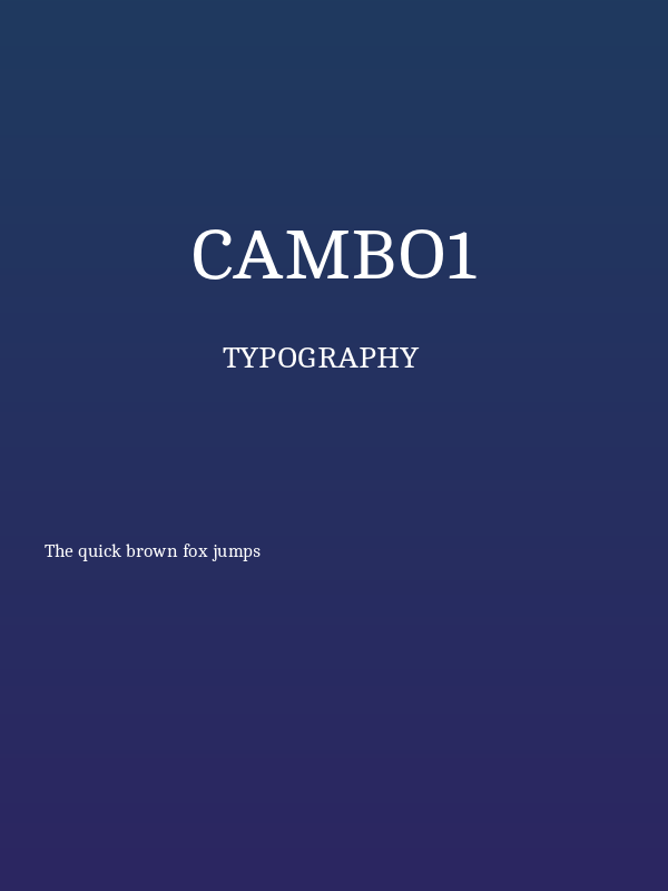 Cambo1 Poster
