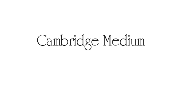 Cambridge Medium Logo