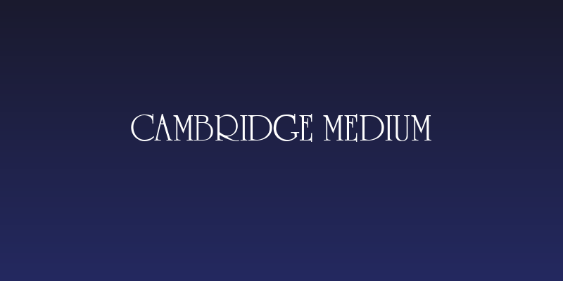 Cambridge Medium Social Header