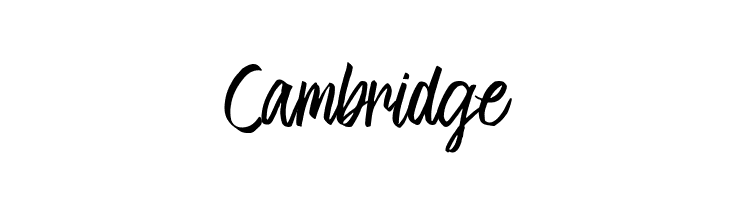 Cambridge  免费字体下载