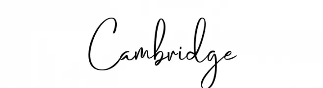 Cambridge  Frei Schriftart Herunterladen