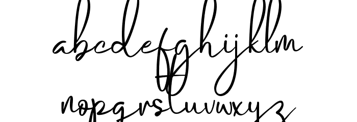 Cambridge Font LOWERCASE